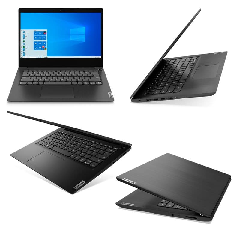 Notebook Lenovo Ideapad 3, 14" HD, Procesador AMD Ryzen 3, Memoria RAM 4GB DDR4, Disco duro 128GB SSD M.2 - 2