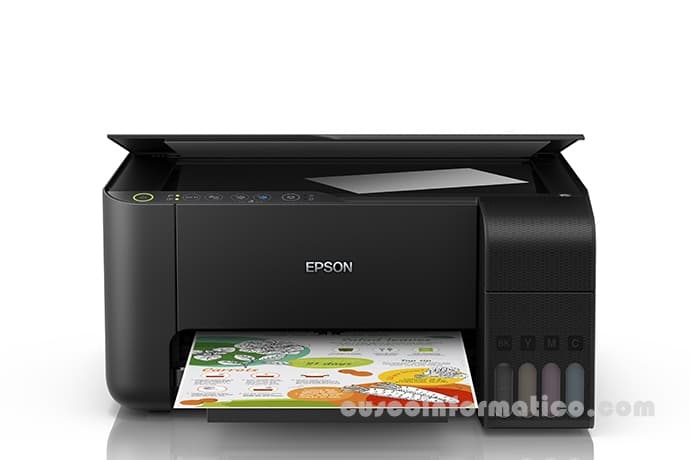 Multifuncional de tinta Epson EcoTank L3150, imprime/escanea/copia, Wi-Fi / USB - 2