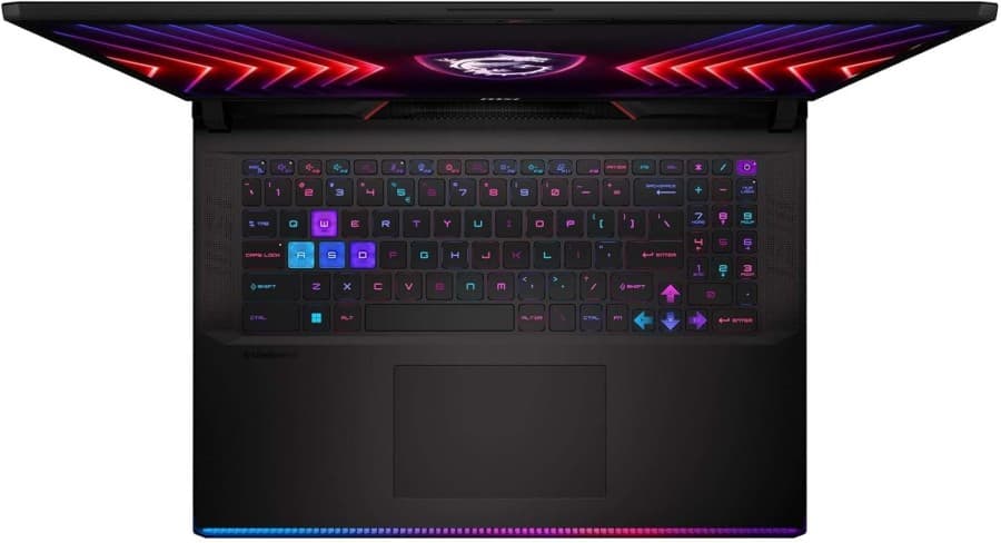 LAPTOP GAMING MSI RAIDER GE78 HX 14VHG 17″ QHD IPS - 2