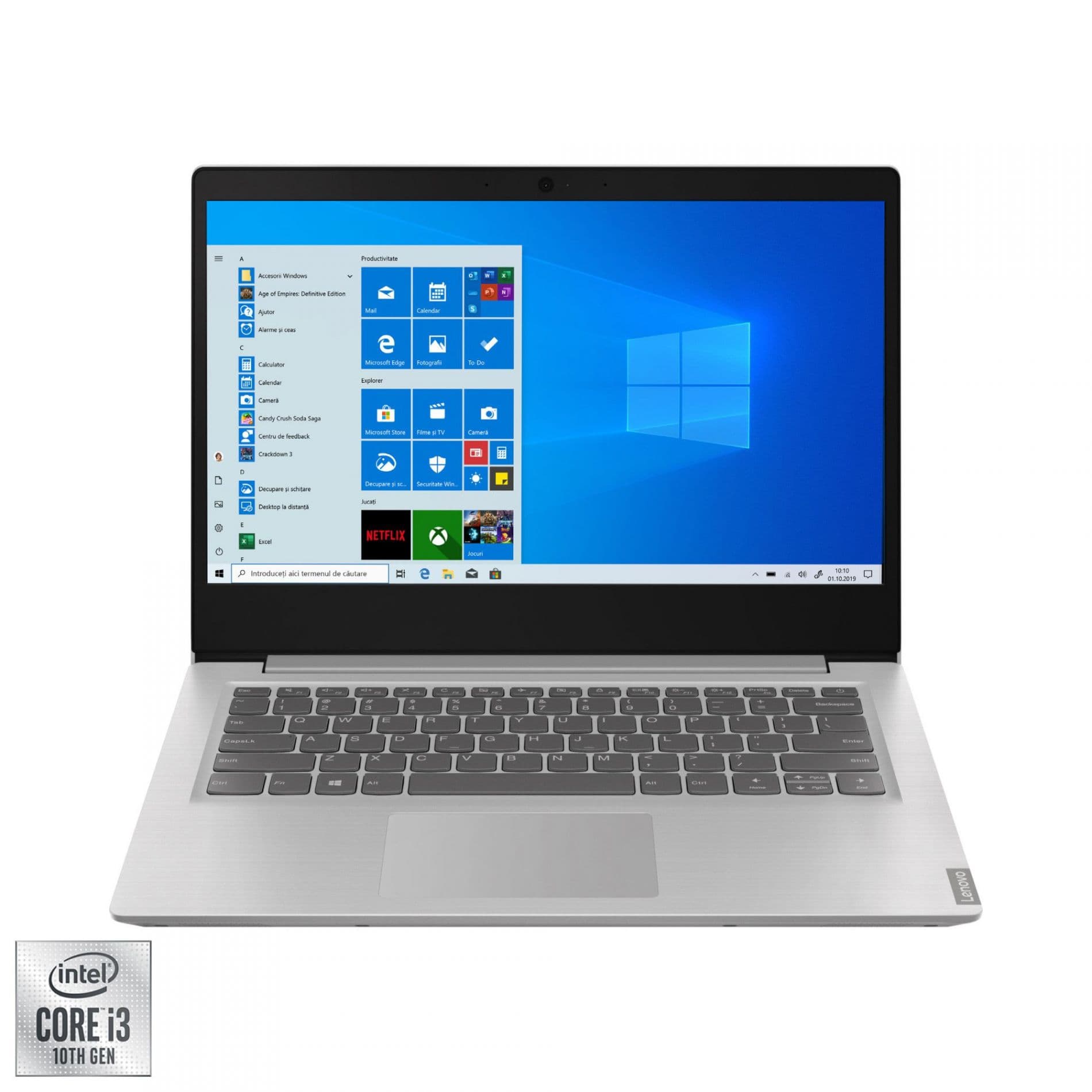 Notebook Lenovo IdeaPad 3 14IIL, 14" HD, Intel Core i3-1005G1, 1.20GHz, 4GB DDR4, 1TB SATA - 1