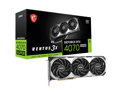 Tarjeta de video MSI RTX 4070 SUPER 12G VENTUS 3X OC - 2