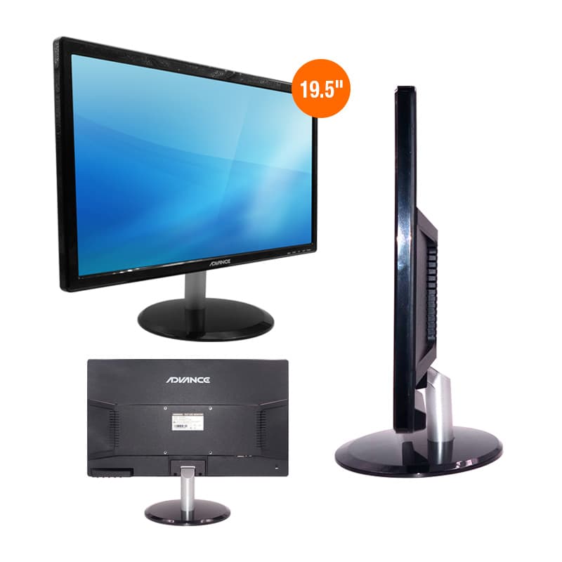 Monitor Advance ADV-195BK, 19.5", HDMI / Audio. - 1
