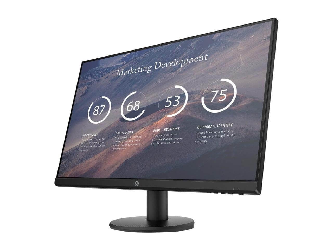 Monitor HP P24v G4 de 27" Full HD 1920x1080 IPS, conexiones VGA, HDMI, respuesta 5ms - 1