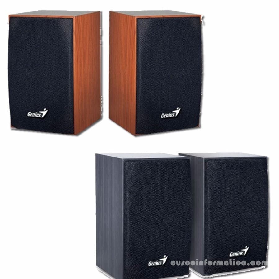 Parlantes Genius SP-HF160 4W, USB POWERED WOOD - 2