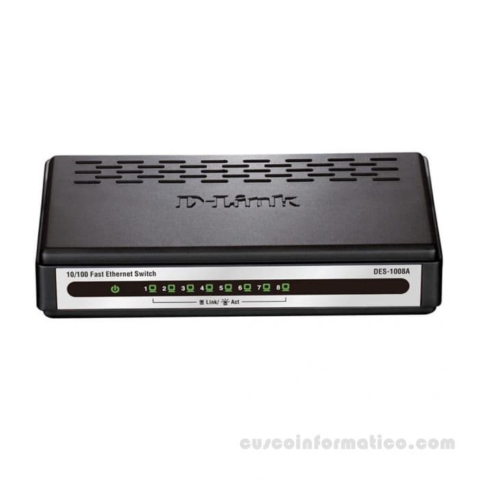 Switch D-Link DES-1008A 8 Puertos - 2
