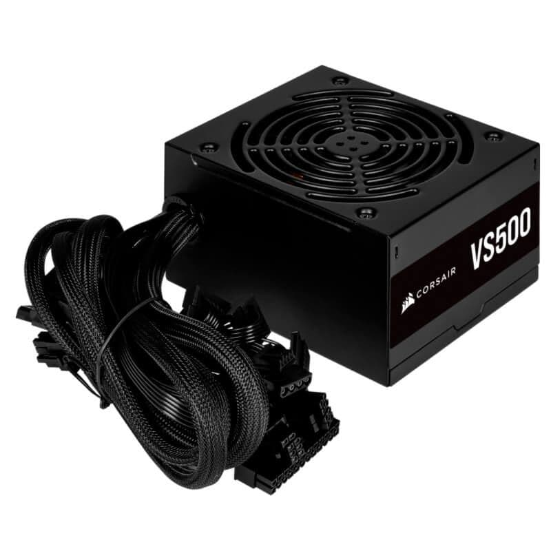 Fuente de alimentación Corsair VS Series VS500, 500W, ATX, 80 Plus Certified - 1