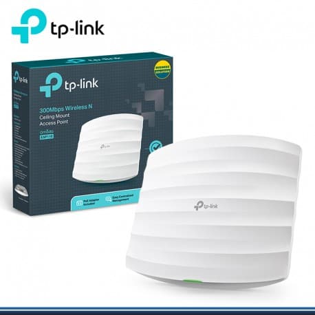 Punto de acceso Inalámbrico TP-Link Omada EAP 110, 300Mbps, 2.4GHz, PoE - 1