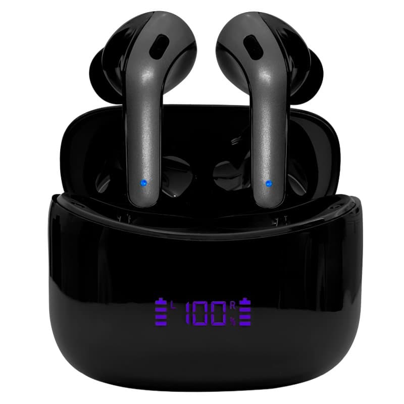 Audífonos TEROS TE-8074N, Bluetooth, TWS, negro - 2