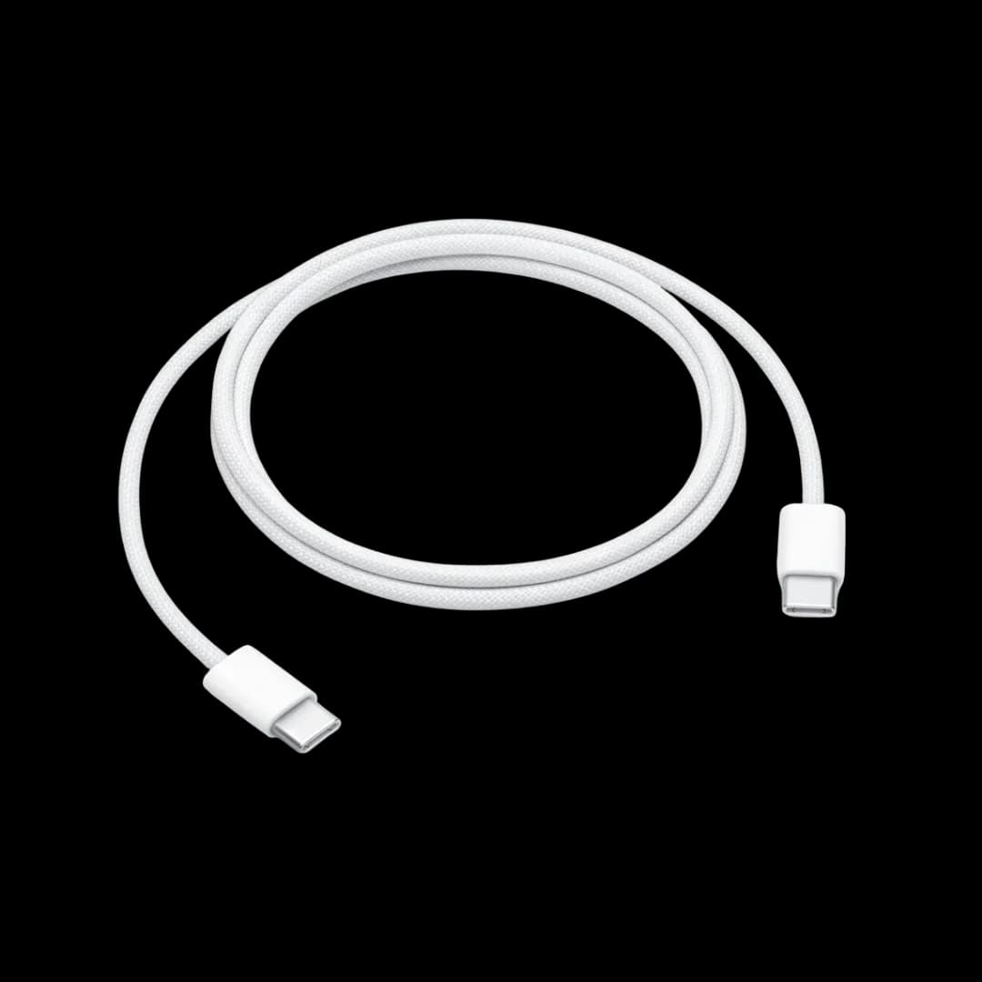 Cable de transferencia USB-C a USB-C Apple de 1 metro para iPhone, iPad, MacBook - 1