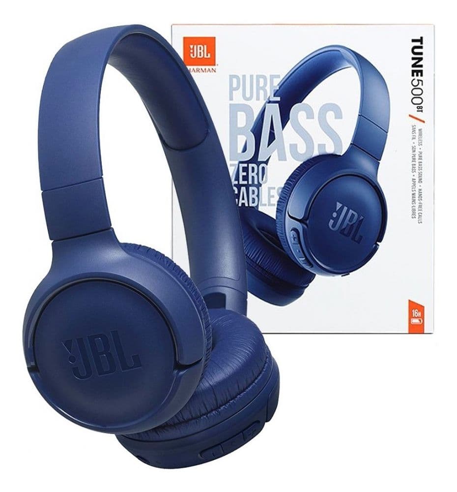 Audifonos JBL T500BT ON-EAR Inalambricos Azul - 1