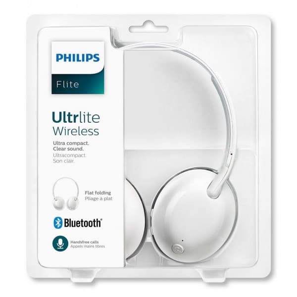 Audifonos Philips On Ear DJ Bluetooth SHB4405 Negro y Blanco - 3