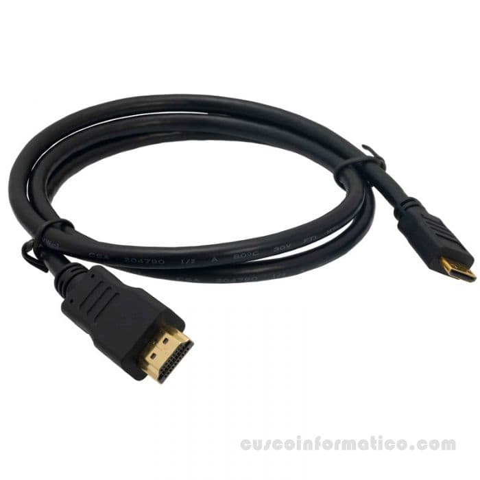 Cable HDMI 1.4 a Mini HDMI 1.5 m Cable Prensado - 2