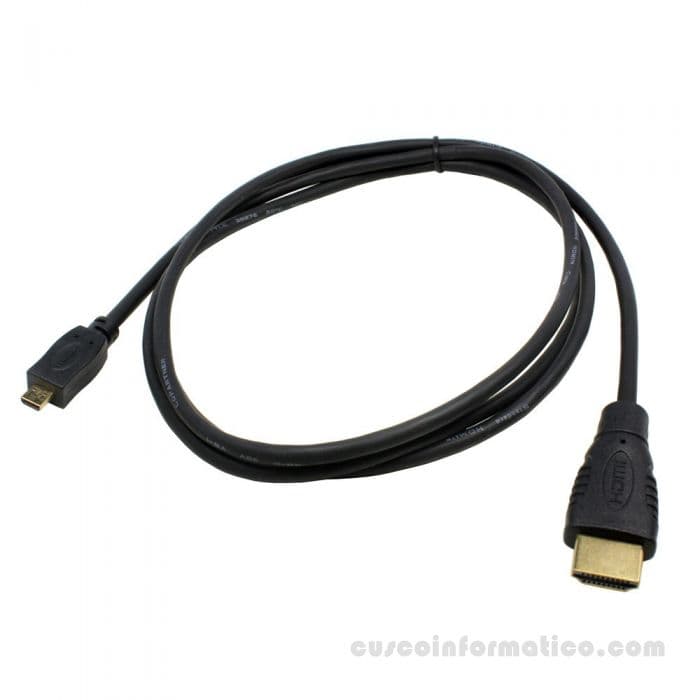 Cable HDMI 1.4 a Mini HDMI 1.5 m Cable Prensado - 1