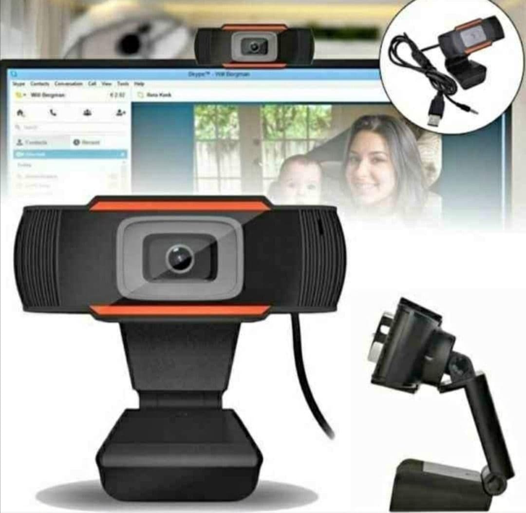 Cámara Web Webcam Hd 720p Usb Micrófono Streaming Zoom Teams - 1