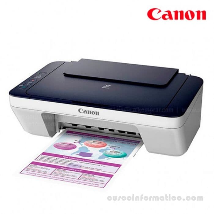 Impresora Multifuncional de tinta Canon Pixma E401 - 2