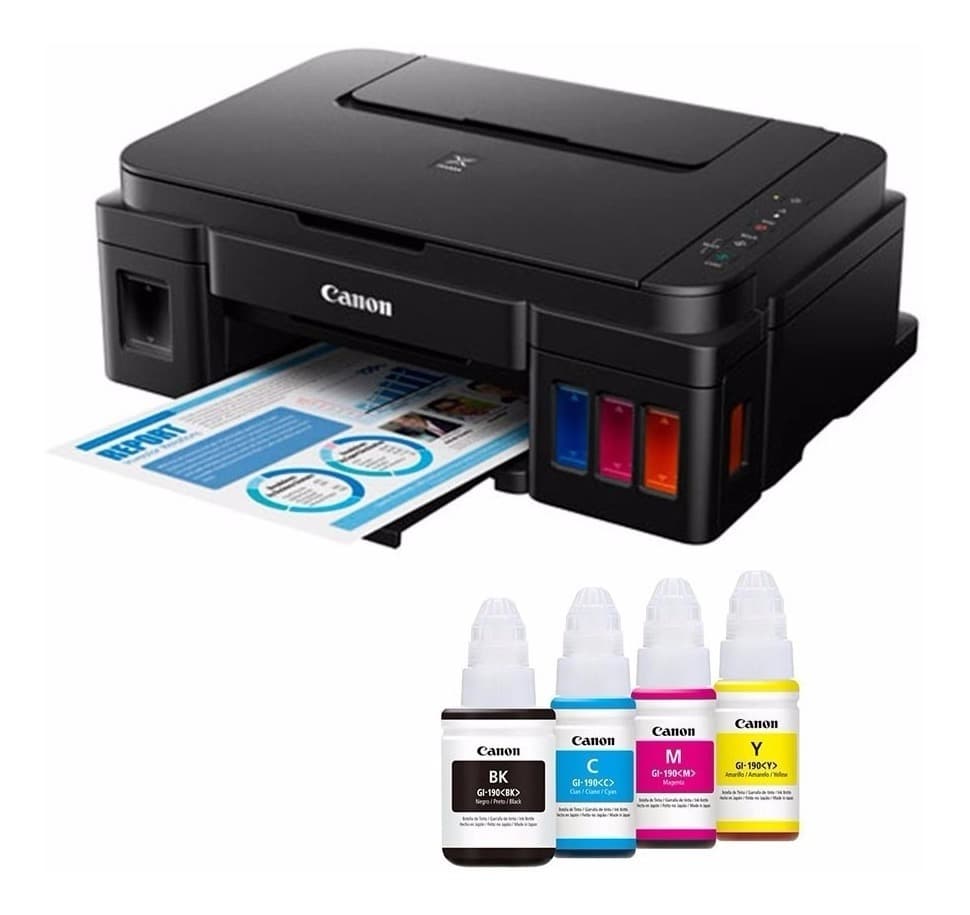Multifuncional de tinta continua Canon Pixma G3110, imprime/escanea/copia, USB/Wi-Fi. - 2