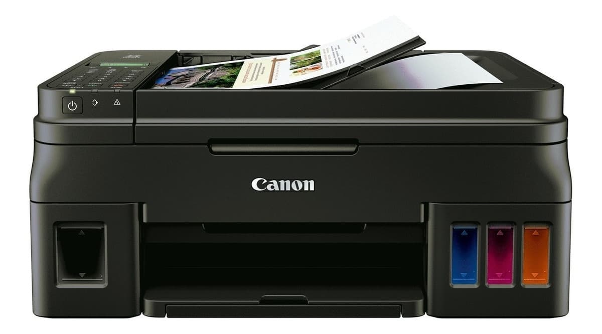 Impresora Multifuncional Canon G4111, doble bandeja, Wifi, Fax - 1