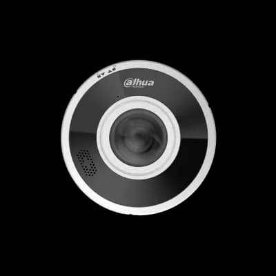 Camara ip 360 fisheye 6mp 168mm 2560x2560 ir 15m poe ip67 ik10 microsd 1tb audio bidireccional conteo de personas heat map - 2