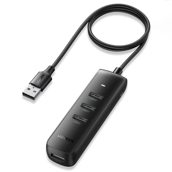 UGREEN ADAPTADOR HUB 4en1 USB - 4x USB Tipo A 3.0 - 1