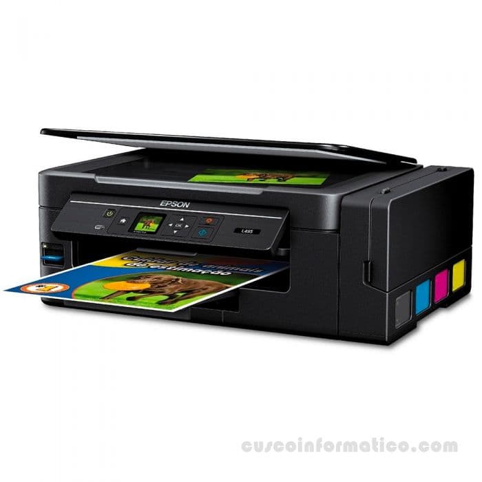 Impresora Multifuncional de tinta continua Epson L495 - 2