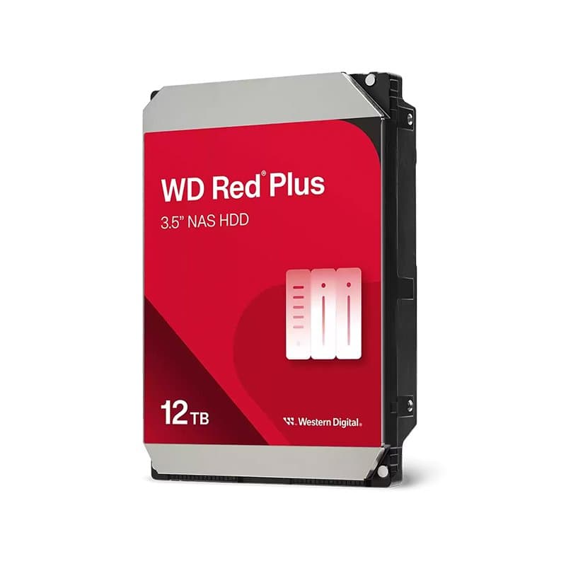 Disco duro Western Digital Red Plus NAS WD120EFGX, 12TB, SATA, 7200rpm, 3.5", Cache 512MB - 1