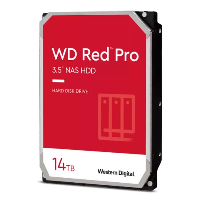 Disco duro Western Digital Red Pro NAS, WD142KFGX 14TB SATA 6Gb/s 7200rpm 3.5" 512MB Cache - 1