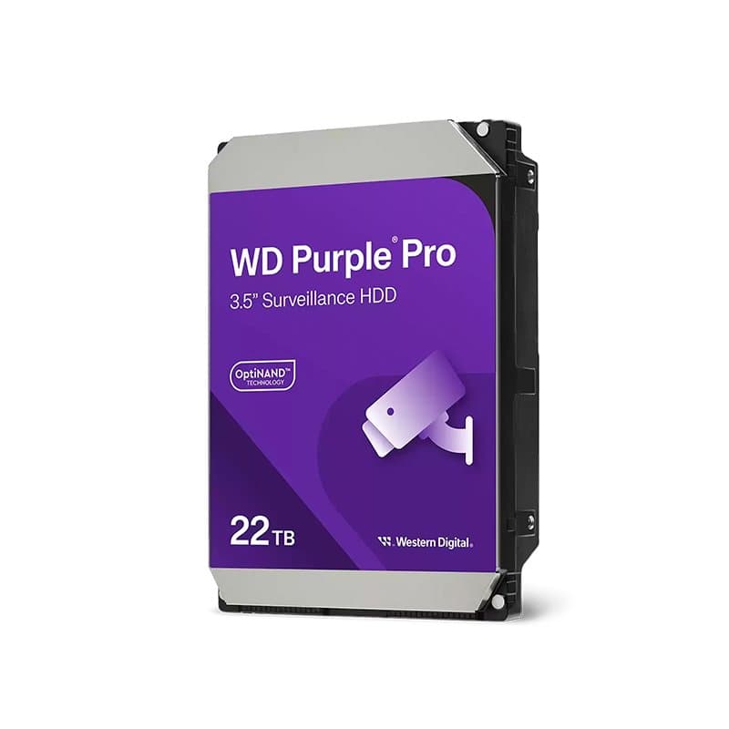WESTERN DIGITAL Disco duro Western Digital WD Purple Pro 22TB, SATA, 7200 rpm, 3.5", 512MB Cache - 1