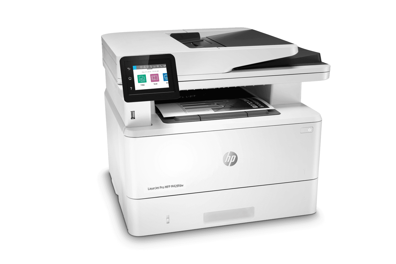 Impresora Multifuncional M428fdw Laser, 38ppm, impresión en negro, WIFI, LAN, memoria 512MB - 1