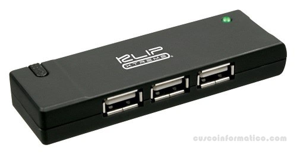 HUB USB 2.0 de 4 puertos Klip Xtreme - 2