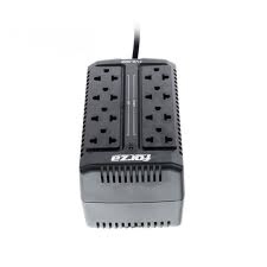 Estabilizador FORZA FVR-902 – 900VA con 8 Tomas, Protección 200J, AVR de 2 Pasos y Termofusible - 1