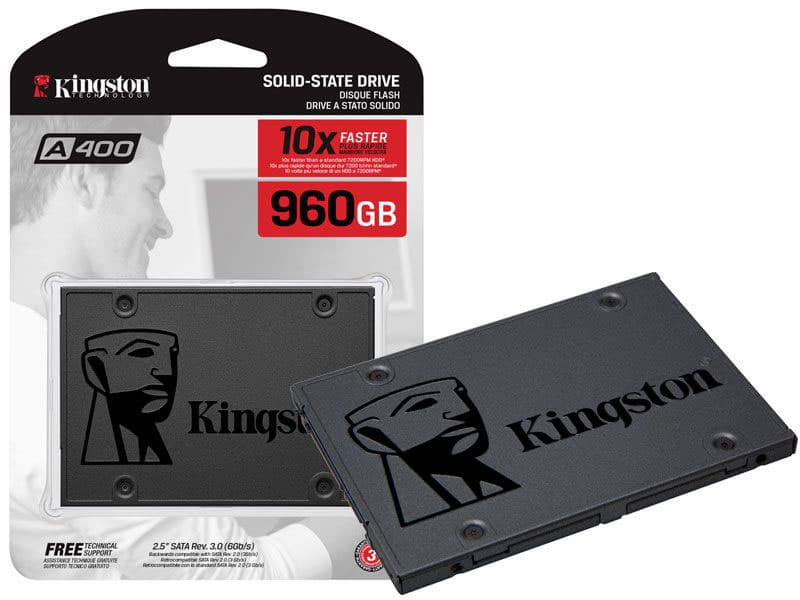 Disco solido Kingston A400, 960GB, SATA - 1