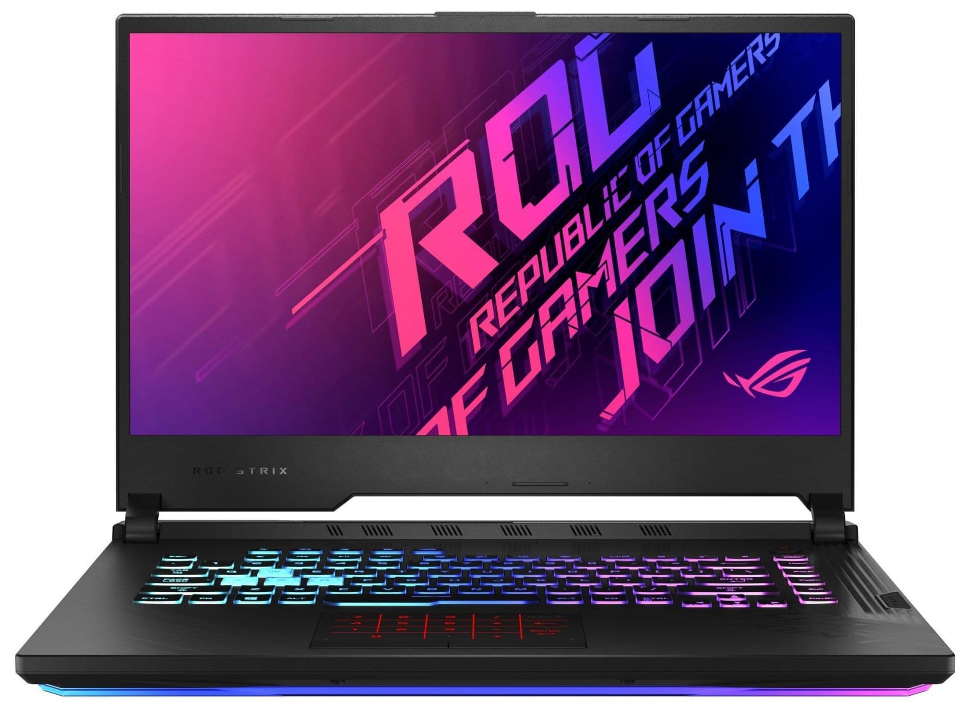 Laptop Asus ROG Strix G15 - G512LI Gaming, Intel Core i7-10750H 2.6GHz, RAM 16GB, Sólido SSD 512GB PCIe, Video 4 GB Nvidia GeForce GTX 1650Ti, LED 15.6" Full HD a 144Hz, Windows 10 Home - 1