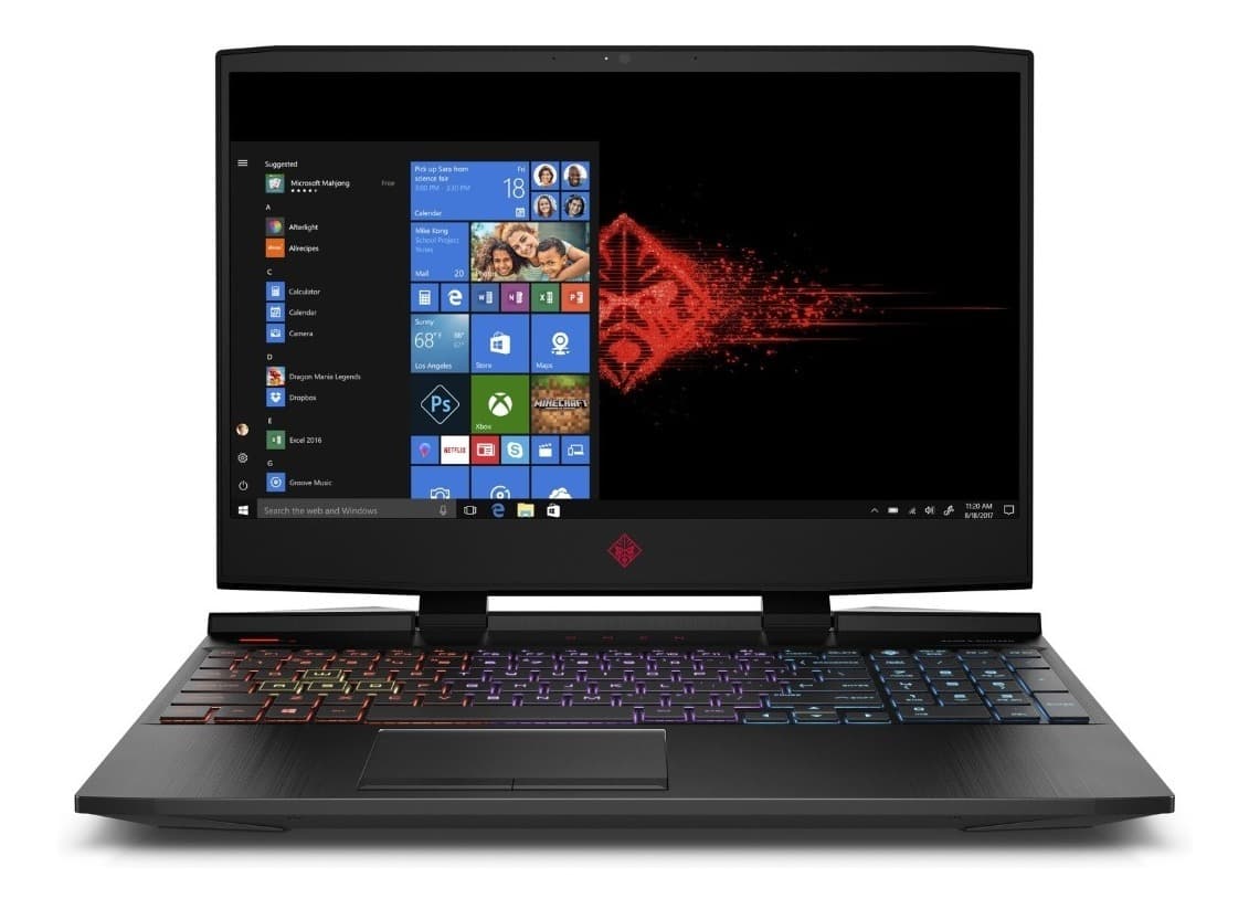 Laptop HP Omen 15-DC10088 Gaming, Intel Core i7-9750H 2.6GHz, Ram 16GB, Disco Duro 1TB + Sólido SSD 256GB PCIe NVMe, Video 6GB GTX 1660Ti, LED 15.6" Full-HD, Windows 10 Home - 1