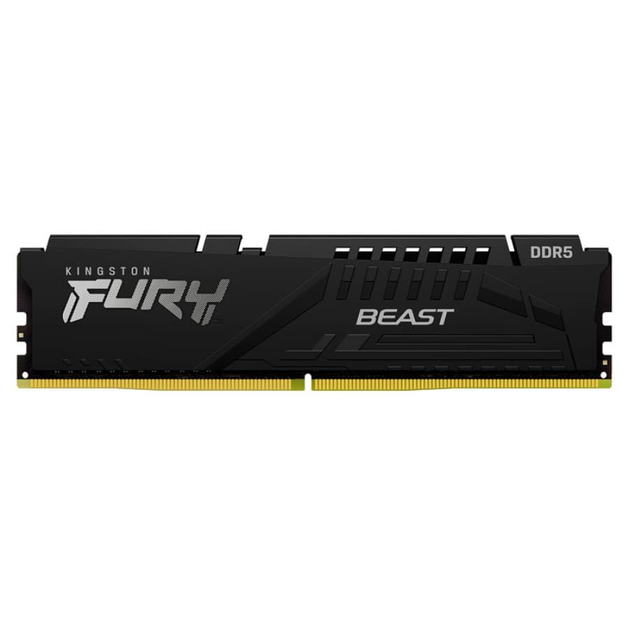Memoria Kingston Fury Beast 16GB, DDR5-5200MHz, PC5-41600, CL40, 1.25V, 288-Pines, XMP 3.0 - 1