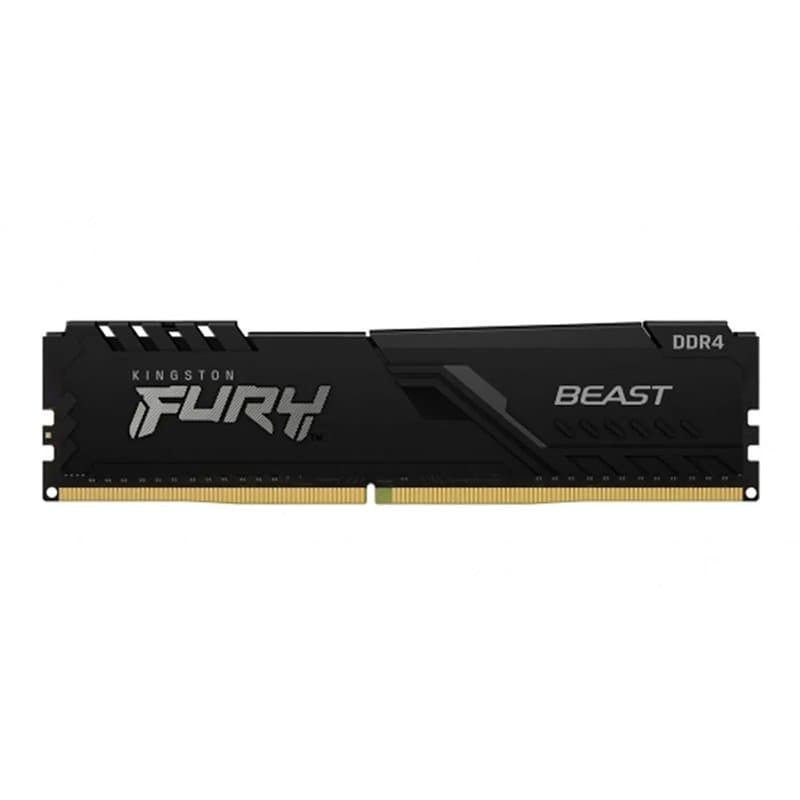 Memoria UDIMM Kingston Fury Beast, 32GB, DDR4, 3200MT/s, PC4-25600, CL16, 1.35V, Negro - 1