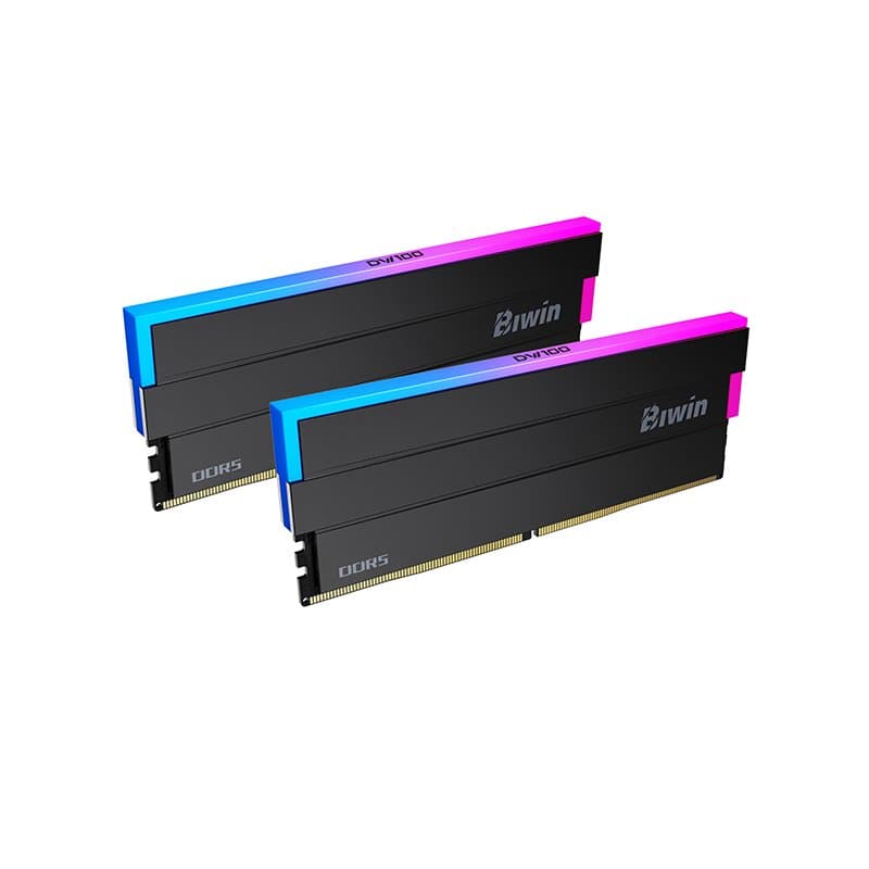 Memoria UDIMM Biwin Black Opal DW100 RGB, 64GB (2x32GB) DDR5-6000, PC5-48000, CL30, 1.35V - 1