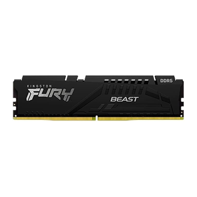 Memoria Ram Kingston Fury Beast 8GB, DDR5-5200MT/s, PC5-41600, CL40, 1.25V, 288-Pines, XMP 3.0 - 1