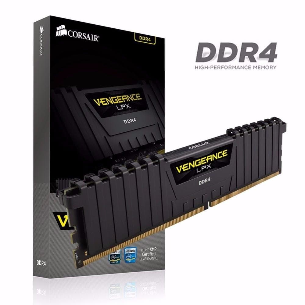 Módulo RAM Corsair Vengeance LPX para Placa Base - 16GB (1 x 16GB) - DDR4-3200/PC4-25600 DDR4 SDRAM - 3200MHz - CL16 - 1.35V - 1