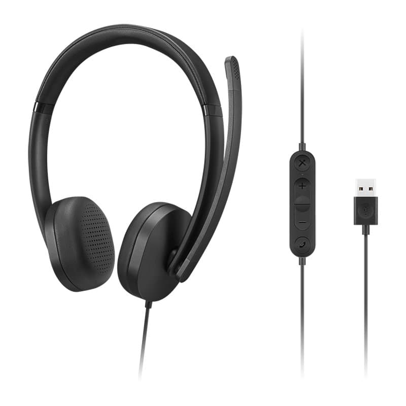 Auriculares Stereo con micrófono Lenovo Gen 2, Interfaz USB-A - 1
