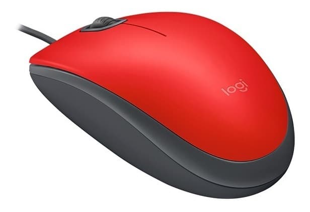 MOUSE LOGITECH M110 SILENT RED USB - 2
