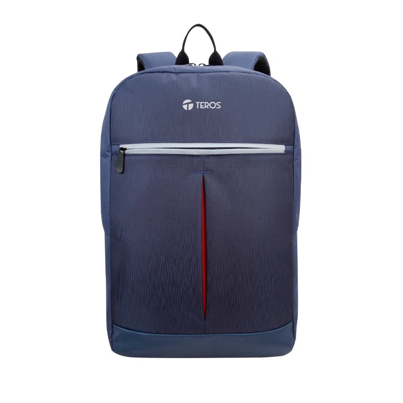 Mochila Teros TE-IDS18584, Poliéster, notebook hasta 15.6", azul. - 1