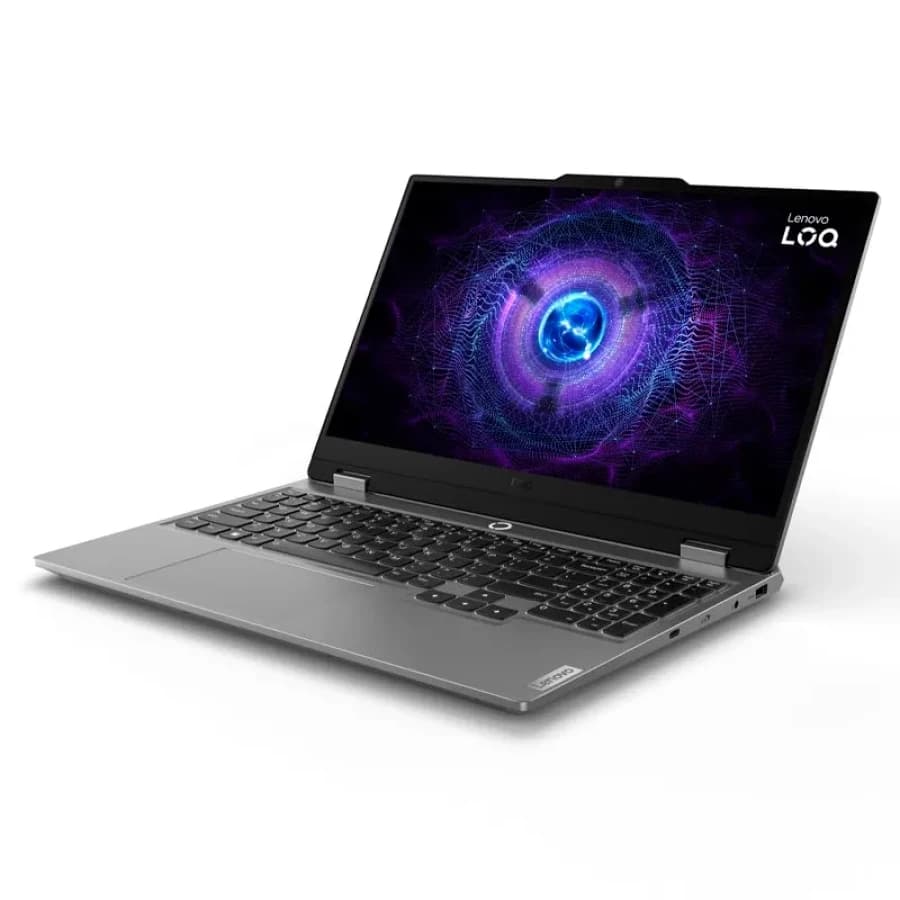 Laptop Lenovo LOQ 15IAX9 15.6" FHD IPS, Core i5-12450HX hasta 4.4GHz, 24GB DDR5-4800MHz, 512GB Disco Sólido, Video NVIDIA GeForce RTX 3050 6 GB - 2