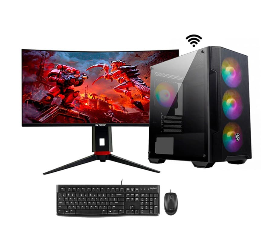 PC Intel Core i5-12ava Gen, Memoria RAM 32GB, Disco solido 1TB, Monitor 27" - 1