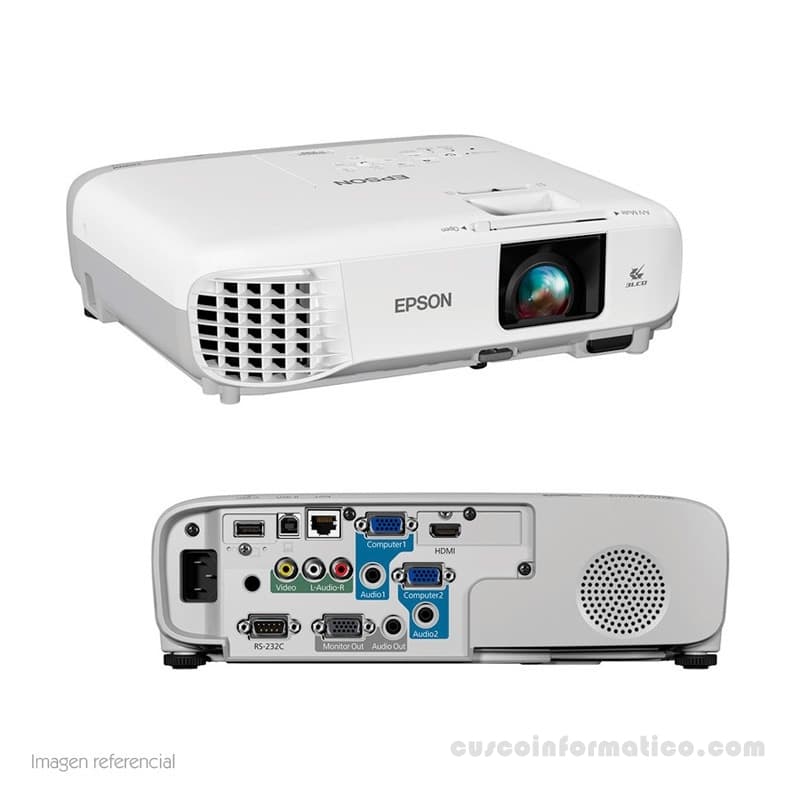 Proyector Epson PowerLite X39, 3 500 Lúmenes, 1024x768, XGA, 30"- 300". - 1