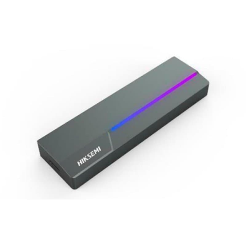 Enclosure Hiksemi MDR1 para SSD M.2 NVMe/SATA con RGB - 1