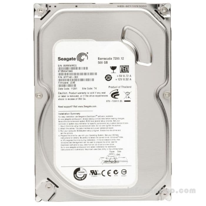 Disco Duro Interno Seagate Barracuda 500 GB - 1
