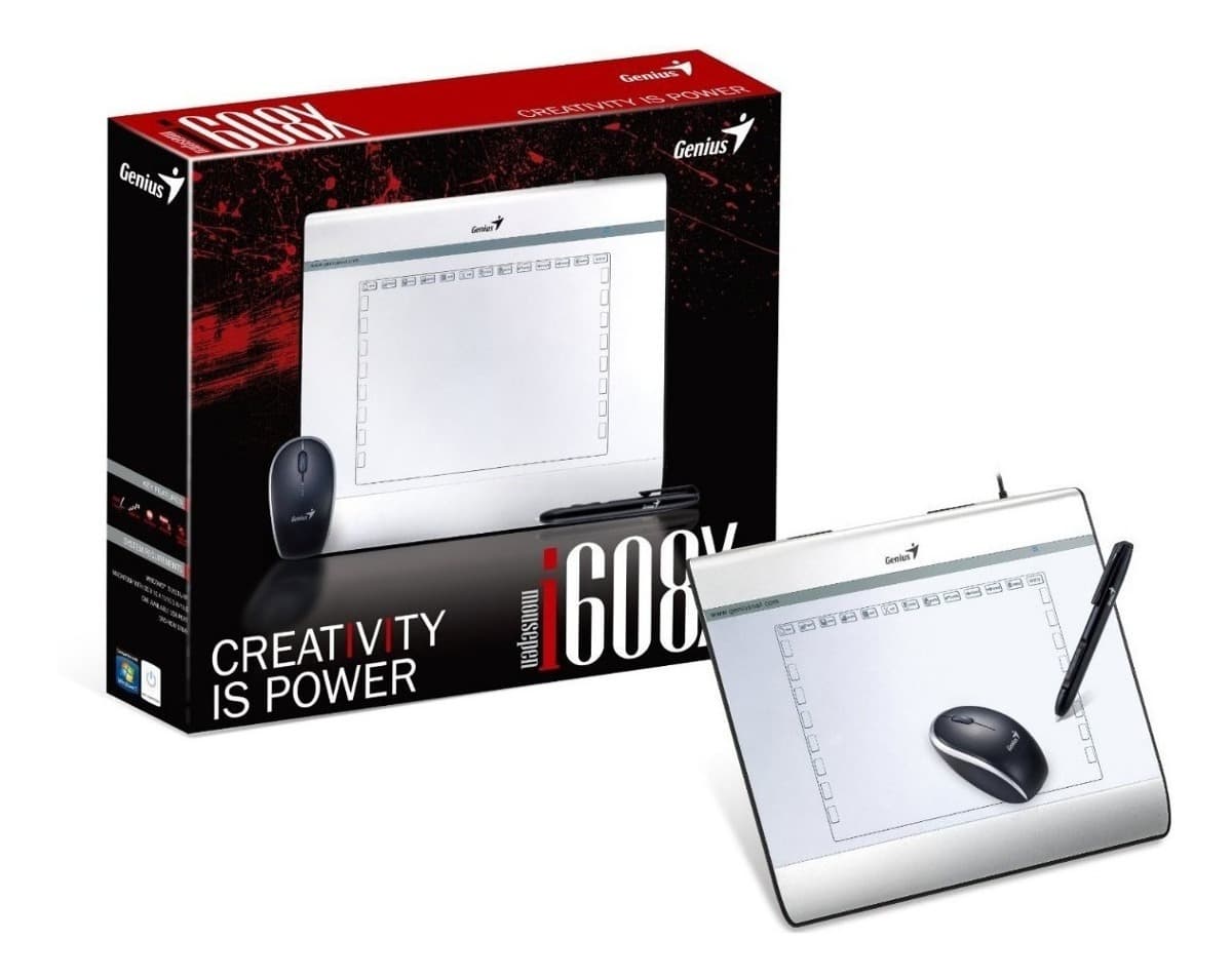 Tableta Digitalizadora Genius MousePen I608X 8X6, USB, Alcalino, 2560 LPI - 1
