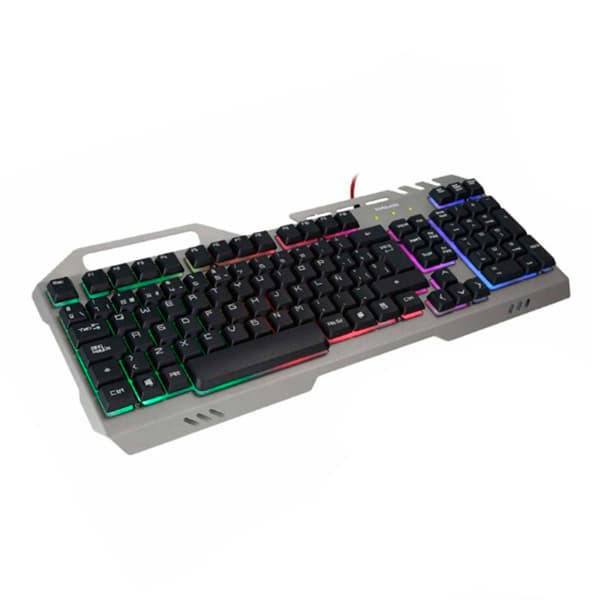 TECLADO HALION GAMER STEEL HA-K938 USB - RGB Metálico - 2