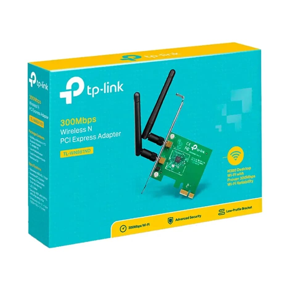 Tarjeta de Red Inalámbrica TP-LINK TL-WN881ND - 1