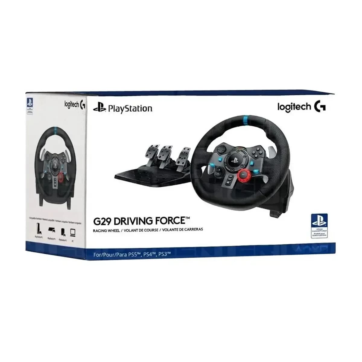 Volante Logitech G29, PS5 PS4 PS3 Racing Wheel USB - 4